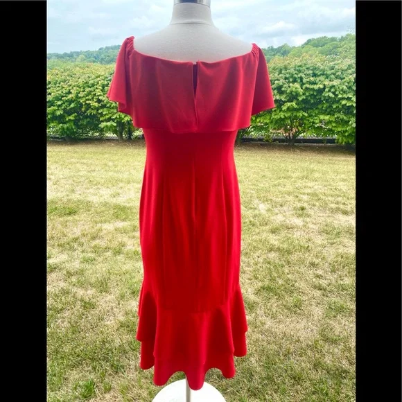 Boston Proper Red Maxi Dress - Picture 7 of 16